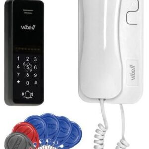 Kit Audio Porteiro c/ Sensor RFID + Código PIN - VIBELL