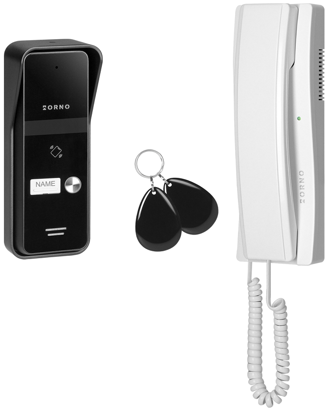Kit Audio Porteiro Enir c/ Leitor RFID - ORNO