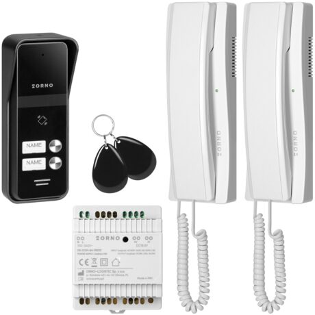 Kit Audio Porteiro Bifamiliar Enir Multi c/ Leitor RFID (2 Habitações) - ORNO