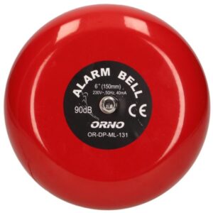 Campainha Industrial 230V 90dB (Vermelho) - ORNO