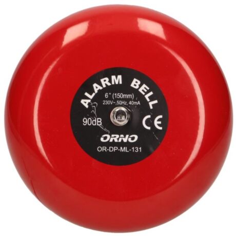Campainha Industrial 230V 90dB (Vermelho) - ORNO