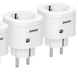 Sistema de 3 Tomadas ON-OFF c/ Comando s/ Fios - ORNO