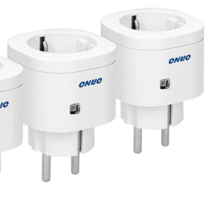 Sistema de 3 Tomadas ON-OFF c/ Comando s/ Fios - ORNO