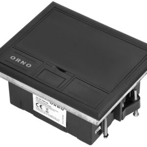 Caixa de Ch?o p/ Tomadas de M?dulo 4x 45 x 45mm / 8x 22,5 x 45mm (Preto) - ORNO