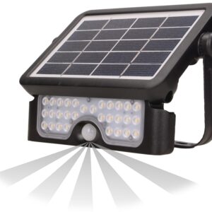 Kit Projector LED 4000K 500Lm IP65 c/ Painel Solar e Sensor Movimento PIR - ADVITI