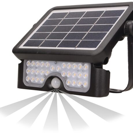 Kit Projector LED 4000K 500Lm IP65 c/ Painel Solar e Sensor Movimento PIR - ADVITI