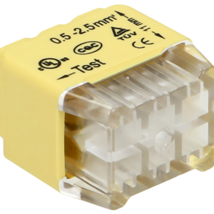 Pack 50x Ligadores R?pidos p/ 6 Fios (? 0,75 ~ 2,5mm?) - ORNO