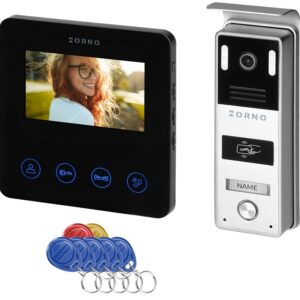 Video Porteiro 4,3 c/ Leitor RFID (Preto) - ORNO