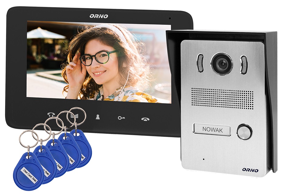 Video Porteiro LCD 7 c/ Leitor RFID - ORNO