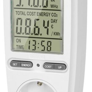 Medidor Digital de Custos de Energia, Pot?ncia, Corrente, Frequ?ncia, ... (3680W) - ORNO
