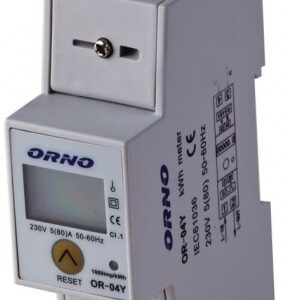 Medidor Digital de Custos de Energia p/ Calha DIN (Monof?sico) 5(80)A - ORNO