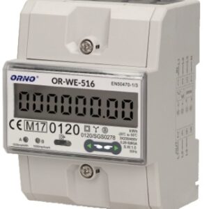 Medidor Digital Custos Energia RS485 e MID p/ Calha DIN (Trifásico) 5(80)A - ORNO