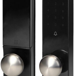 Fechadura Inteligente Bluetooth c/ Código de Acesso e Impressão Digital (Preto) - ORNO