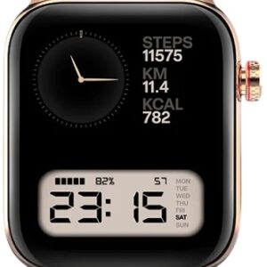 Smartwatch FW64 Oxygen 2 (Preto/Dourado) - MAXCOM