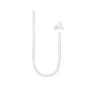 Organizador de Cabos em Espiral Nanocable 10.36.0001-W 1 metro Branco