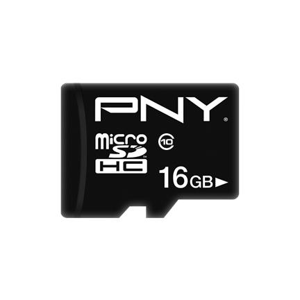 Cartão de Memória MicroSDHC 16GB (Classe 10) - PNY