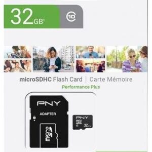 Cart?o de Mem?ria MicroSDHC 32GB (Classe 10) - PNY