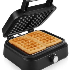 Máquina de Waffles Deluxe 1500W (Preto) - PRINCESS