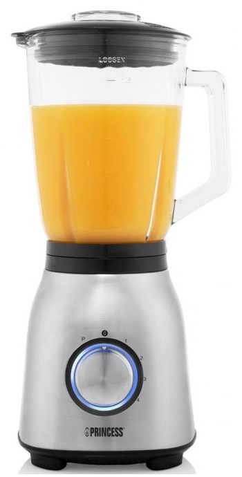 Liquidificadora 1.5L 1000W (Inox/Preto) - PRINCESS