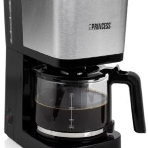 Máquina de Café de Filtro 750W (Inox/ Preto) - PRINCESS