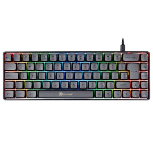 Teclado Mecânico GAMIAC TKL RGB69G SF Kailh Azul Preto Cinzento