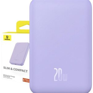 PowerBank Magnetic Mini 5000mAh 20W (Roxo) - BASEUS