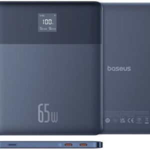 PowerBank Baseus Blade 2 12000mAh 2x USB-C 65W (Azul) - BASEUS