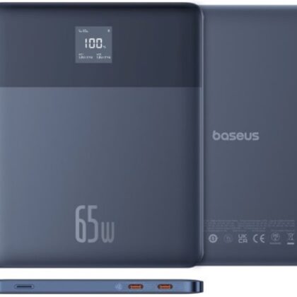 PowerBank Baseus Blade 2 12000mAh 2x USB-C 65W (Azul) - BASEUS