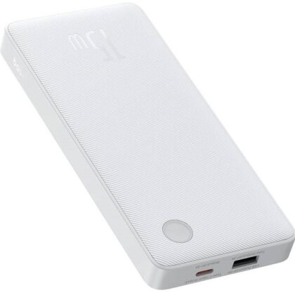 PowerBank Air Lite 10000mAh 15W (Branco) - BASEUS