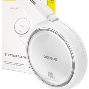 Cabo Free2Draw Mini Retr?til USB-C - USB-C Fast Charging 100W (Branco) - BASEUS