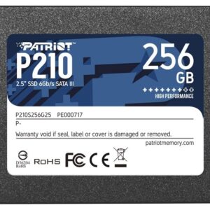 Disco SSD P210 2.5 256GB Serial ATA III - PATRIOT MEMORY