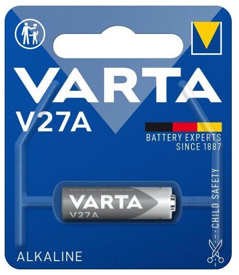 Pilha LR27 / 27A 12V - VARTA