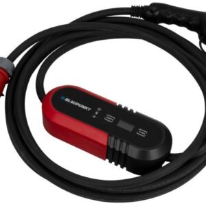Cabo de Carregamento p/ Carro Elétrico Black Plastic 3 Tipo2 16A (11kW) - BLAUPUNKT