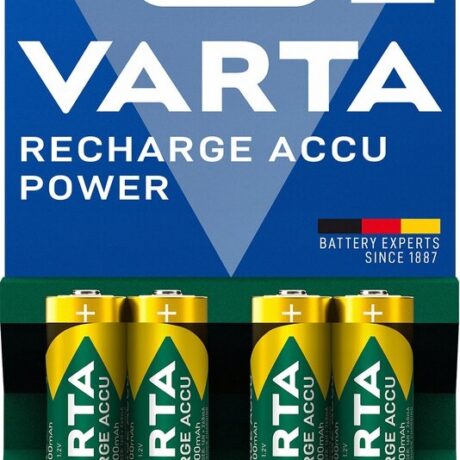 Blister 4x Pilhas Recarregáveis AA (Mignon) 2600mAh - VARTA