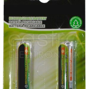 Blister 2x Pilhas Recarregaveis AA 1,2V 1600mAh Ni-Mh