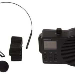 Microfone Headset c/ Coluna Amplificada, USB/SD e Radio FM - HQ POWER