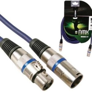 Cabo DMX Canon Macho - Canon F?mea 10 mts (Profissional) - HQ POWER