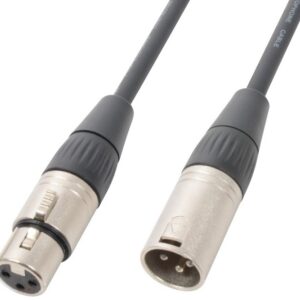 Cabo DMX Canon Macho - Canon Fêmea (75cm) - POWER DYNAMICS CONNEX