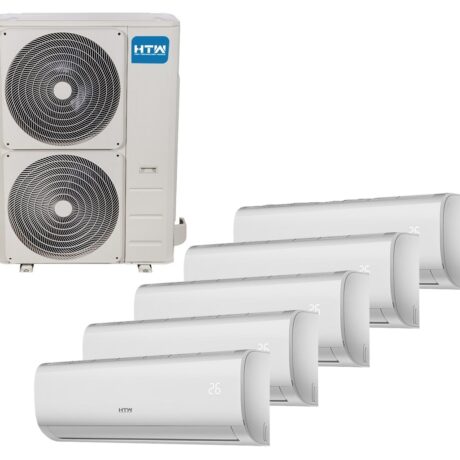 Pack Ar Condicionado (5x1) 9000BTU + 9000BTU + 9000BTU + 9000BTU + 12000BTU - HTW