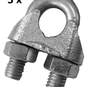 Pack 5x Cerra Cabos 1/4 6mm