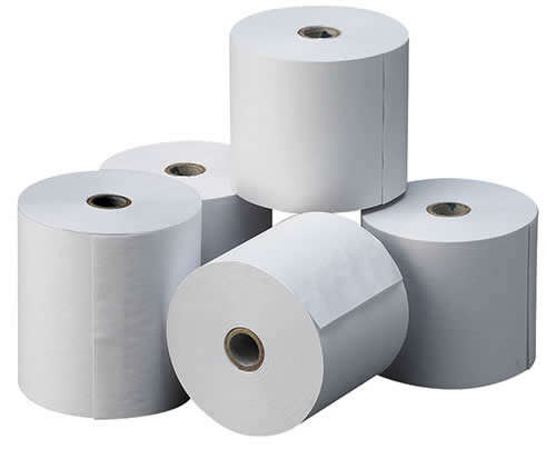 Rolo de Papel 76 x 70 x 11 mm (Branco)