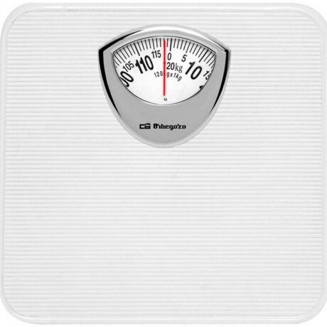 Balança Analógica/Mecânica de Banho 120Kg (Branco) - ORBEGOZO