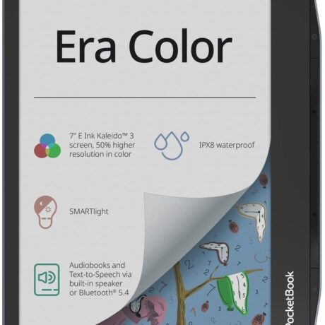 E-Book 7 Era Color 32GB Wi-Fi (Preto/Azul Claro) - POCKETBOOK
