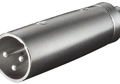 Ficha Adaptadora Canon Macho - RCA Femea