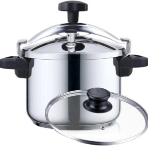 Panela de Pressão Pressure Cooker 2-EM-1 6L (Inox) - HAEGER