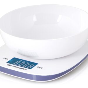Balan?a de Cozinha 5Kg (1g) c/ Recepiente (Branco) - ORBEGOZO