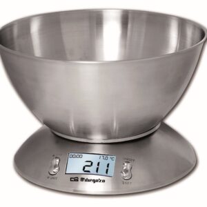 Balança de Cozinha 5Kg (2g) c/ Recepiente - ORBEGOZO