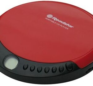Leitor CD Portátil (Vermelho) - ROADSTAR