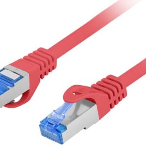 Cabo de Rede S/FTP RJ45 CAT6A Vermelho (2 mts) - LANBERG