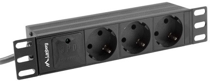 Extensão Tripla 10 1U p/ Rack´s (2 mts) - LANBERG